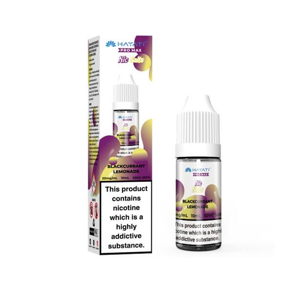 Blackcurrant Lemonade Pro Max Bar Vape E-Liquid Nicotine Salt By Hayati 10ml - Vapestore Direct