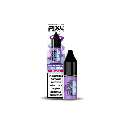 Blackcurrant Menthol E-Liquid Nicotine Salt By Pixl 10ml - Vapestore Direct