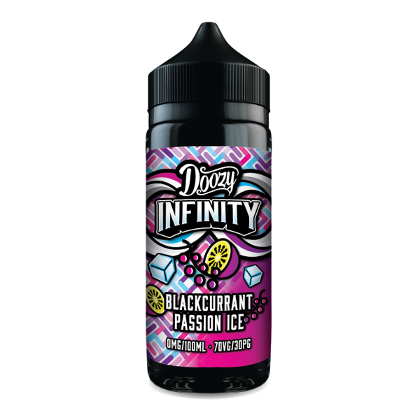 Blackcurrant Passion Ice INFINITY E-Liquid Shortfill By Doozy Vape 100ml - Vapestore Direct