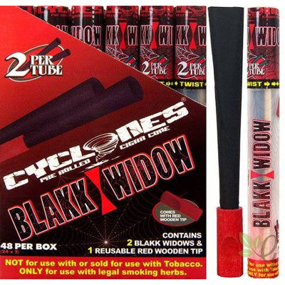 Cyclones Blakk Widow Tobacco Free Blunts - Vapestore Direct