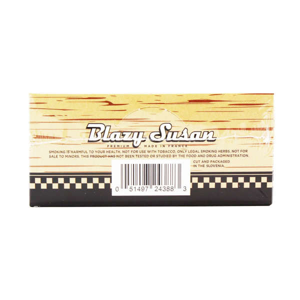 Blazy Susan King Size Slim Unbleached Rolling Papers - Vapestore Direct