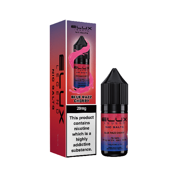 Elux Legend Blue Razz Cherry Nicotine Salt - Vapestore Direct