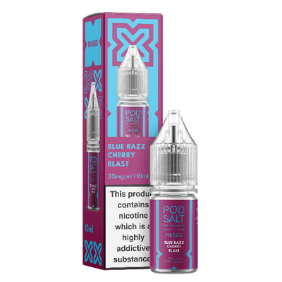 Blue Razz Cherry Blast NEXUS E-Liquid Nicotine Salt By Pod Salt 10ml - Vapestore Direct