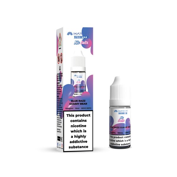 Hayati Pro Max Blue Razz Gummy Bear Nicotine Salt Vapestore Direct