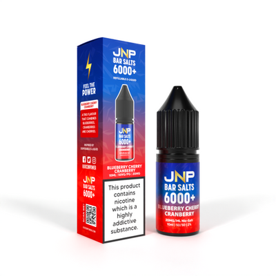 Blueberry Cherry Cranberry Bar Salts 6000+ E-Liquid Nicotine Salt By Juice N' Power 10ml - Vapestore Direct