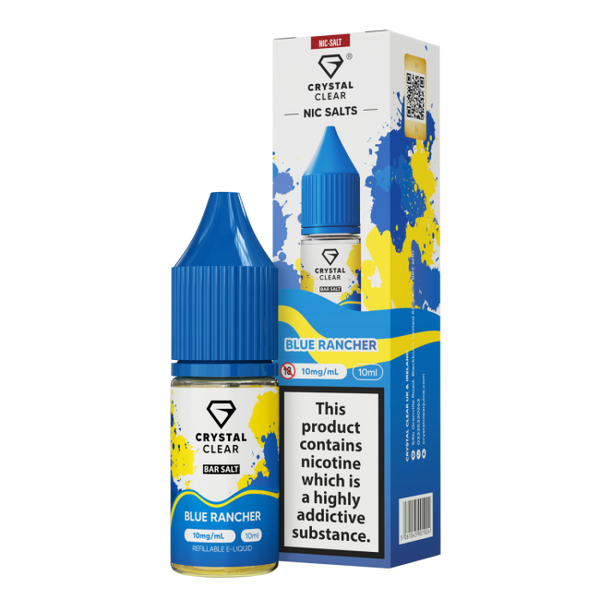 Blue Rancher E-Liquid Nicotine Bar Salt By Crystal Clear 10ml - Vapestore Direct