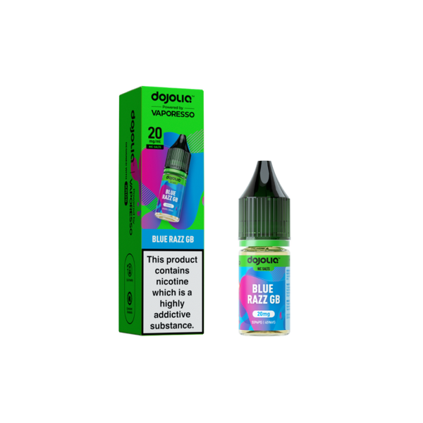Blue Razz GB DOJOLIQ E-Liquid Nicotine Salt By Vaporesso 10ml - Vapestore Direct
