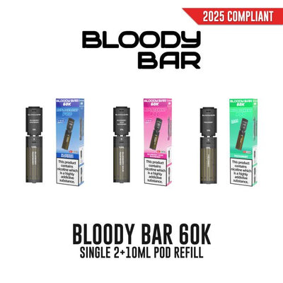 Bloody Mary Bloody Bar 60K Replacement Pre-Filled Pods 20mg