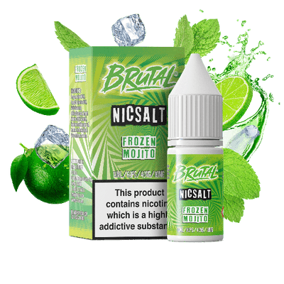 Frozen Mojito BRUTAL DRINKS E-Liquid Nicotine Salt By Just Juice 10ml - Vapestore Direct