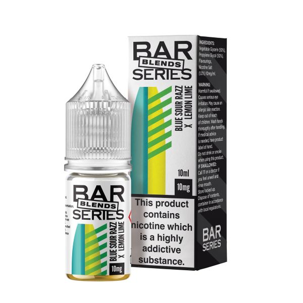 Blue Sour Razz X Lemon Lime Blends By Bar Series - Vapestore Direct
