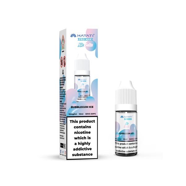 Bubblegum Ice Pro Max Bar Vape E-Liquid Nicotine Salt By Hayati 10ml