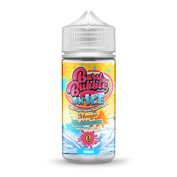 Mango Bubblegum On Ice E-Liquid Shortfill By Burst My Bubble 100ml - Vapestore Direct