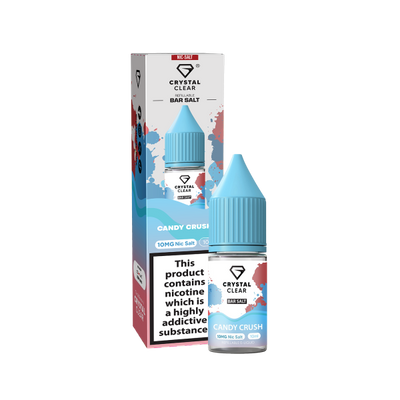 Candy Crush E-Liquid Nicotine Bar Salt By Crystal Clear 10ml - Vapestore Direct
