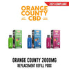 Orange County CBD Pre-Filled 6000 Puff Refill Pods 2000mg - Vapestore Direct