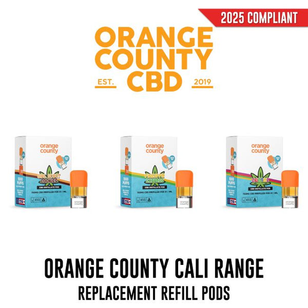 Orange County CBD Cali Range Pre-Filled Pods 750mg - Vapestore Direct