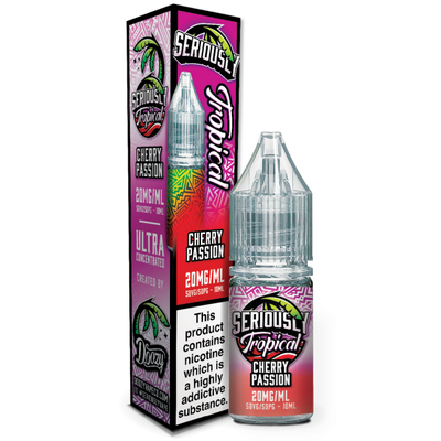 Cherry Passion E-Liquid Nicotine Salt By Doozy Seriously Salty Tropical 10ml - Vapestore Direct