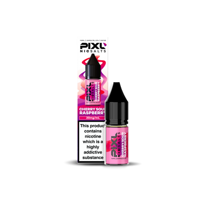 Cherry Sour Raspberry E-Liquid Nicotine Salt By Pixl 10ml - Vapestore Direct
