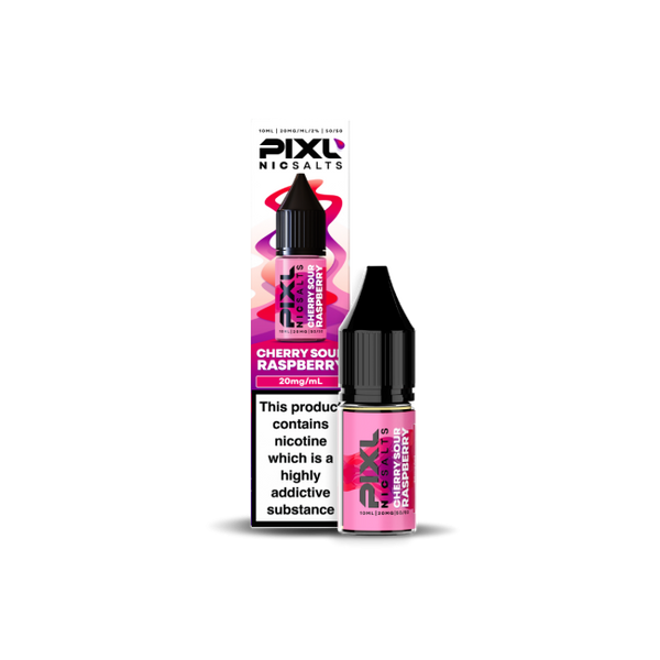 Cherry Sour Raspberry E-Liquid Nicotine Salt By Pixl 10ml - Vapestore Direct