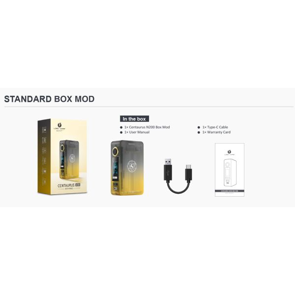 Lost Vape Centaurus N200 Box Mod Vapestore Direct Lost Vape Centaurus N200 Box Mod Vapestore Direct