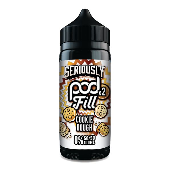 Cookie Dough Seriously Pod Fill X2 E-Liquid Shortfill by Doozy Vape 100ml - Vapestore Direct