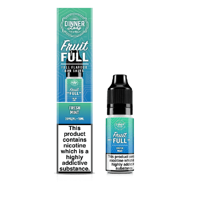 Fresh Mint Fruit Full Bar Salts Nicotine Slats By Dinner Lady - Vapestore Direct