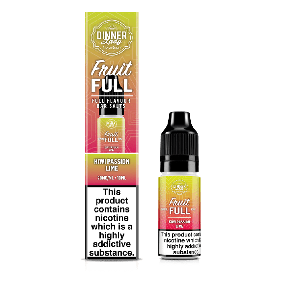 Kiwi Passion Fruit Lime Fruit Full Bar Salts Nicotine Salts By Dinner Lady - Vapestore Direct