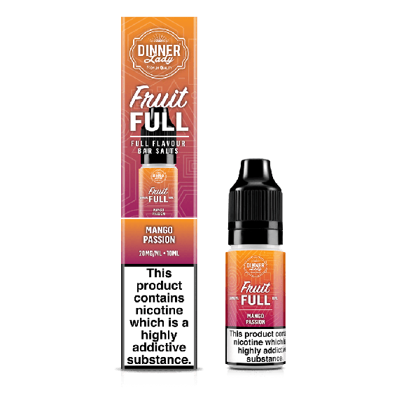 Mango Passion Fruit Full Bar Salts Nicotine Salts By Dinner Lady - Vapestore Direct