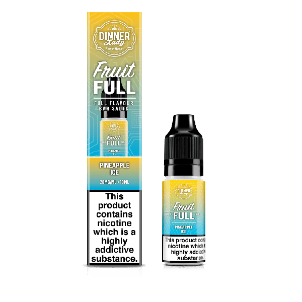 Pineapple Ice Fruit Full Bar Salts Nicotine Salts By Dinner Lady - Vapestore Direct