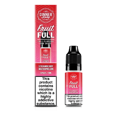 Strawberry Watermelon Fruit Full Bar Salts Nicotine Salt By Dinner Lady - Vapetore Direct