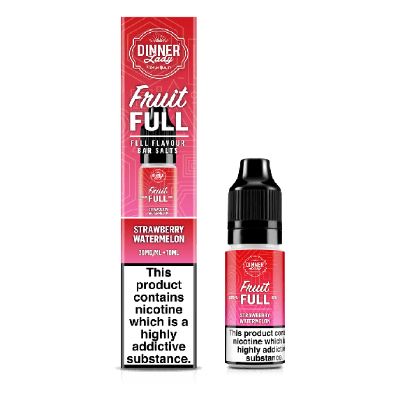 Strawberry Watermelon Fruit Full Bar Salts Nicotine Salt By Dinner Lady - Vapetore Direct