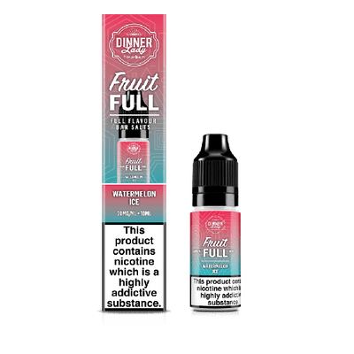 Watermelon Ice Fruit Full Bar Salts Nicotine Salt By Dinner Lady- Vapestore Direct