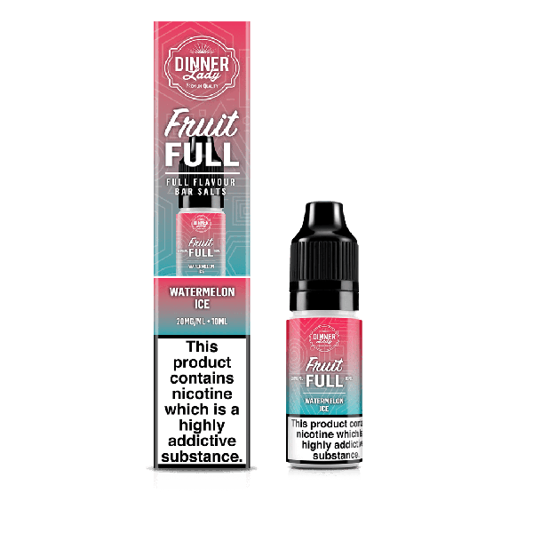 Watermelon Ice Fruit Full Bar Salts Nicotine Salt By Dinner Lady- Vapestore Direct