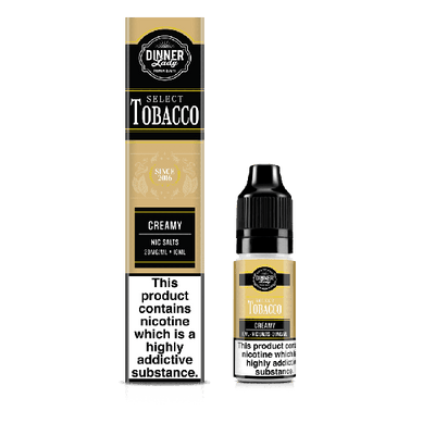 Creay Select Tobacco Bar Salts Nicotine Salt By Dinner Lady - Vapestore Direct