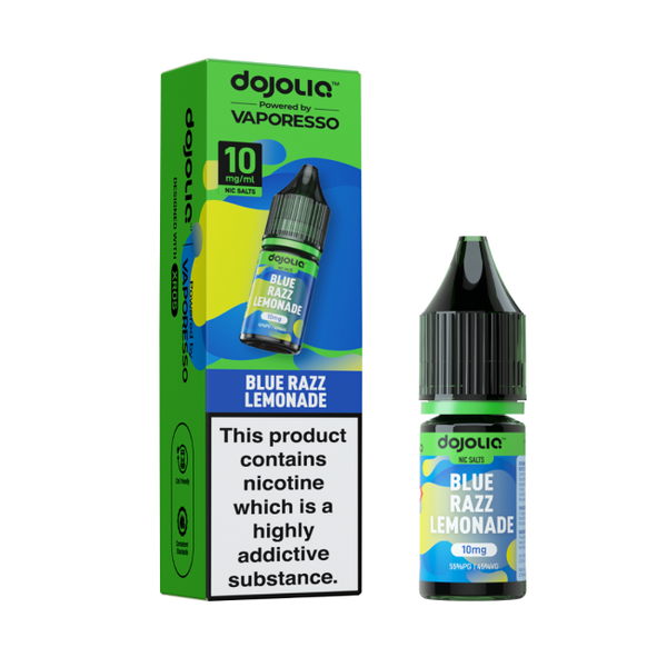 Blue Razz Lemonade DOJOLIQ E-Liquid Nicotine Salt By Vaporesso 10ml - Vapestore Direct