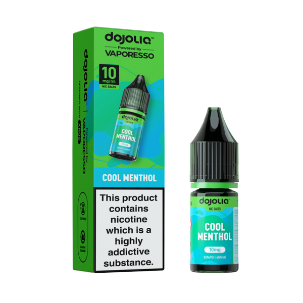 Cool Menthol DOJOLIQ E-Liquid Nicotine Salt By Vaporesso 10ml - Vapestore Direct