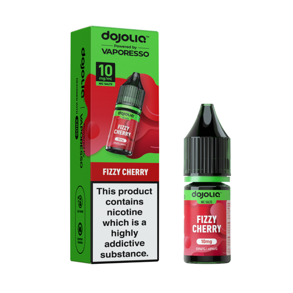 Fizzy Cherry DOJOLIQ E-Liquid Nicotine Salt By Vaporesso 10ml - Vapestore Direct