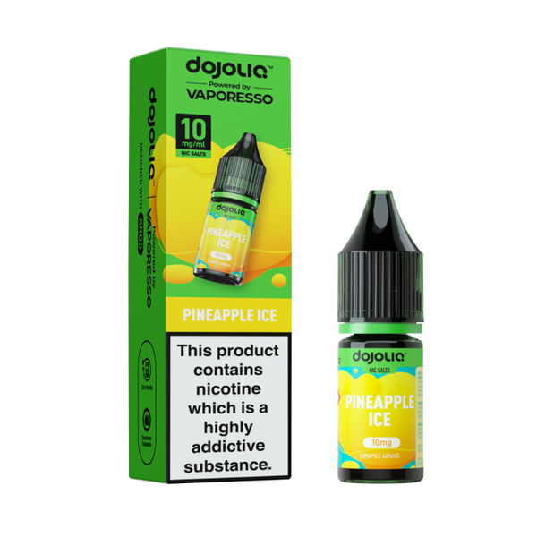 Pineapple Ice DOJOLIQ E-Liquid Nicotine Salt By Vaporesso 10ml - Vapestore Direct
