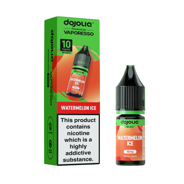 Watermelon Ice DOJOLIQ E-Liquid Nicotine Salt By Vaporesso 10ml - Vapestore Direct