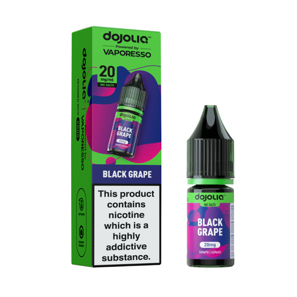 Black Grape DOJOLIQ E-Liquid Nicotine Salt By Vaporesso 10ml - Vapestore Direct