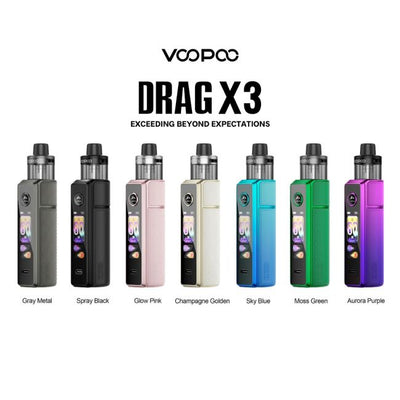 Voopoo Drag X3 Pod Kit - Vapestore Direct