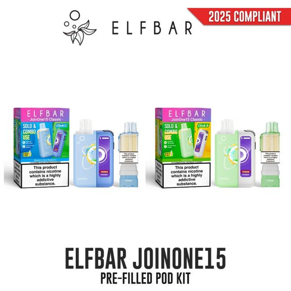 Elf Bar JoinOne15 Classic Pre-Filled Pod Kit 20mg - Vapestore Direct