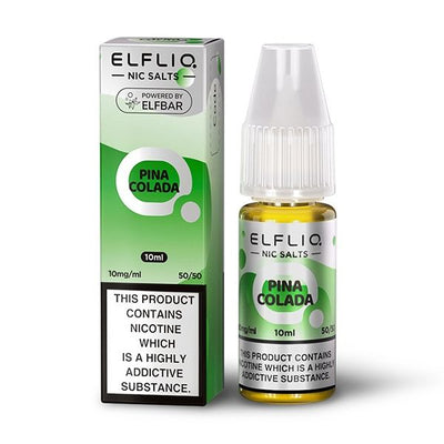 Pina Colada ELFLIQ E-Liquid Nicotine Salt By Elfbar 10ml - Vapestore Direct