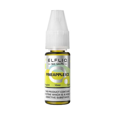 Pineapple Ice ELFLIQ E-Liquid Nicotine Salt By Elfbar 10ml - Vapestore Direct