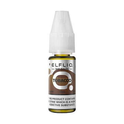 Tobacco ELFLIQ E-Liquid Nicotine Salt By Elfbar 10ml - Vapestore Direct
