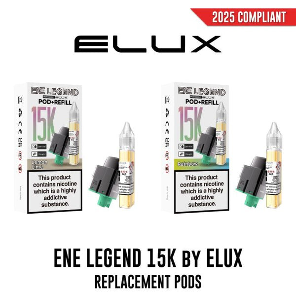 Elux ENE Legend 15k Refill Pods 20mg - Vapestore Direct