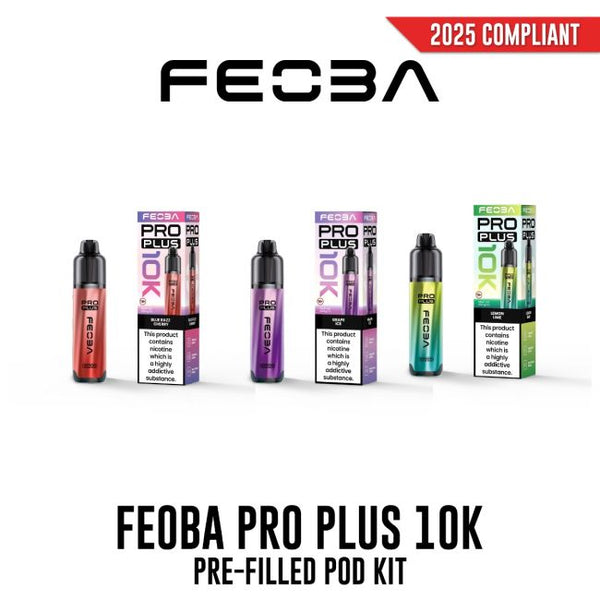 Feoba Pro Plus 10K Pre-Filled Vape Kit 20mg - Vapestore Direct