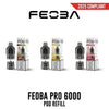 Feoba 6000 Pro Replacement Refill Pods - Vapestore Direct