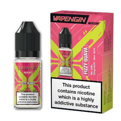 Fizzy Guava Mercury E-Liquid Nicotine Salt By Vapengin 10ml - Vapestore Direct