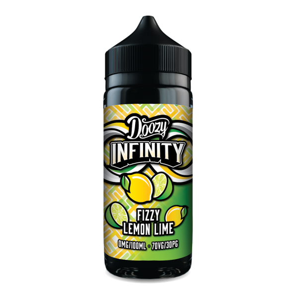 Fizzy Lemon Lime INFINITY E-Liquid Shortfill By Doozy Vape 100ml - Vapestore Direct