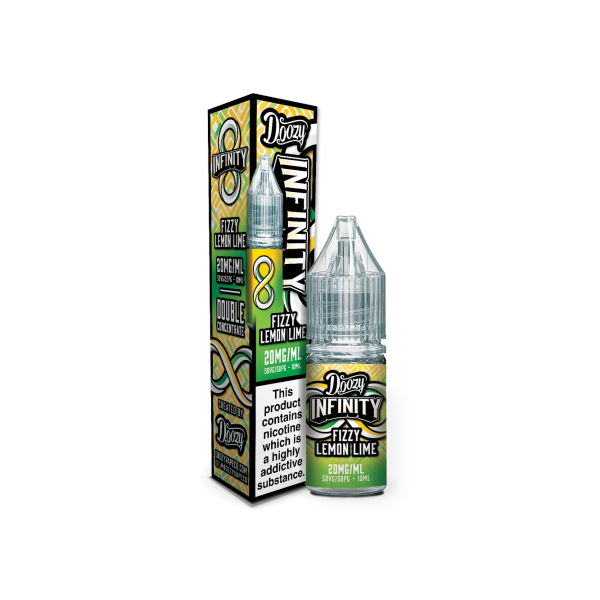 Fizzy Lemon Lime INFINITY E-Liquid Nicotine Salt By Doozy 10ml - Vapestore Direct